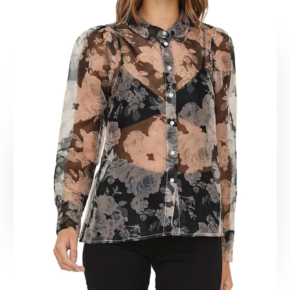 3 for 30 - Vero Moda sheer blouse - Picture 2 of 5